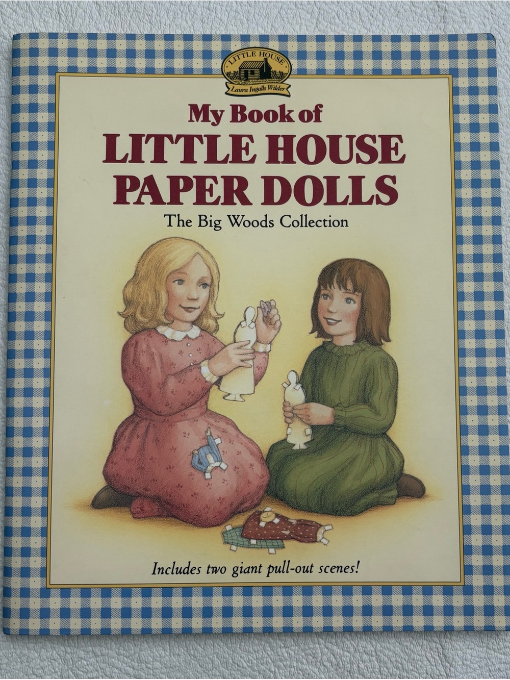 Little House On The Prairie Vintage Paper Dolls Book